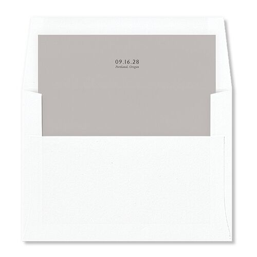 Editorial Monogram Envelope Liners Licorice Standard