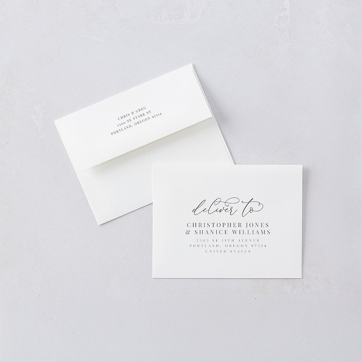 Romantic Calligraphy Foil Thank You Cards Gold Silver