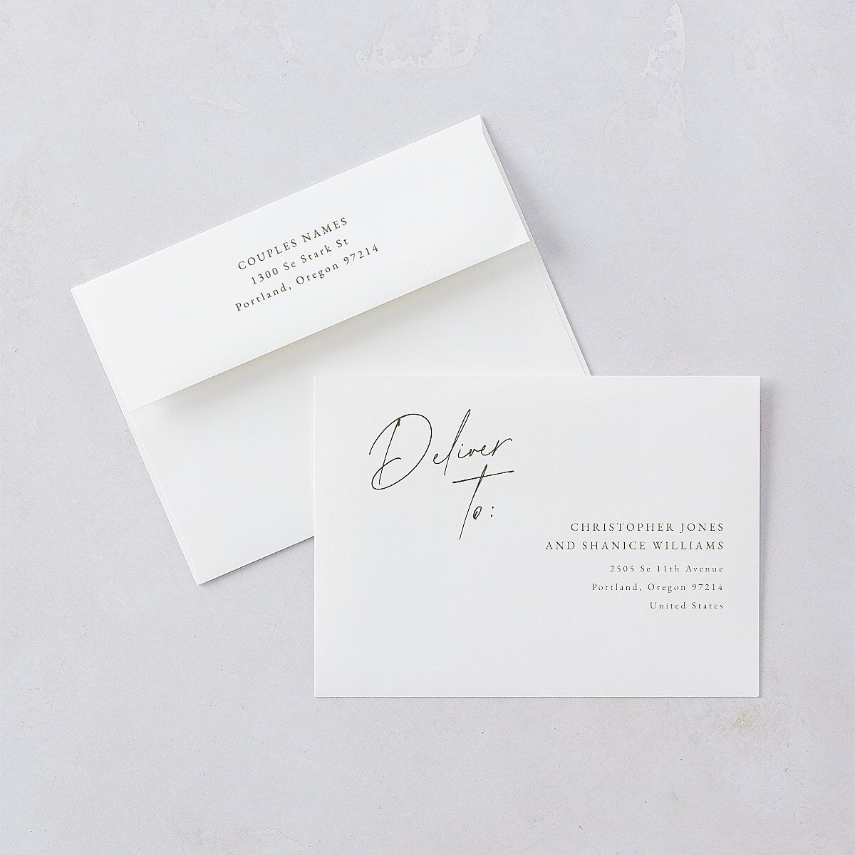 Gilded Corner Save The Date Cards — view 6