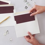 Cozy Plaid Holiday Envelope Liners Forest Standard
