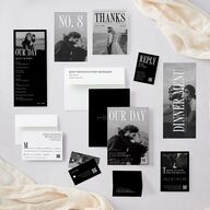 Magazine Cover Favor Gift Tags Licorice Signature