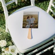Photo Vow Fan Programs Pure White Signature Standard