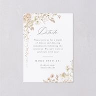 Luxury Floral Archway Wedding Enclosure Cards Dijon Signature Standard