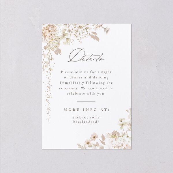 Luxury Floral Archway Wedding Enclosure Cards Dijon Signature Standard