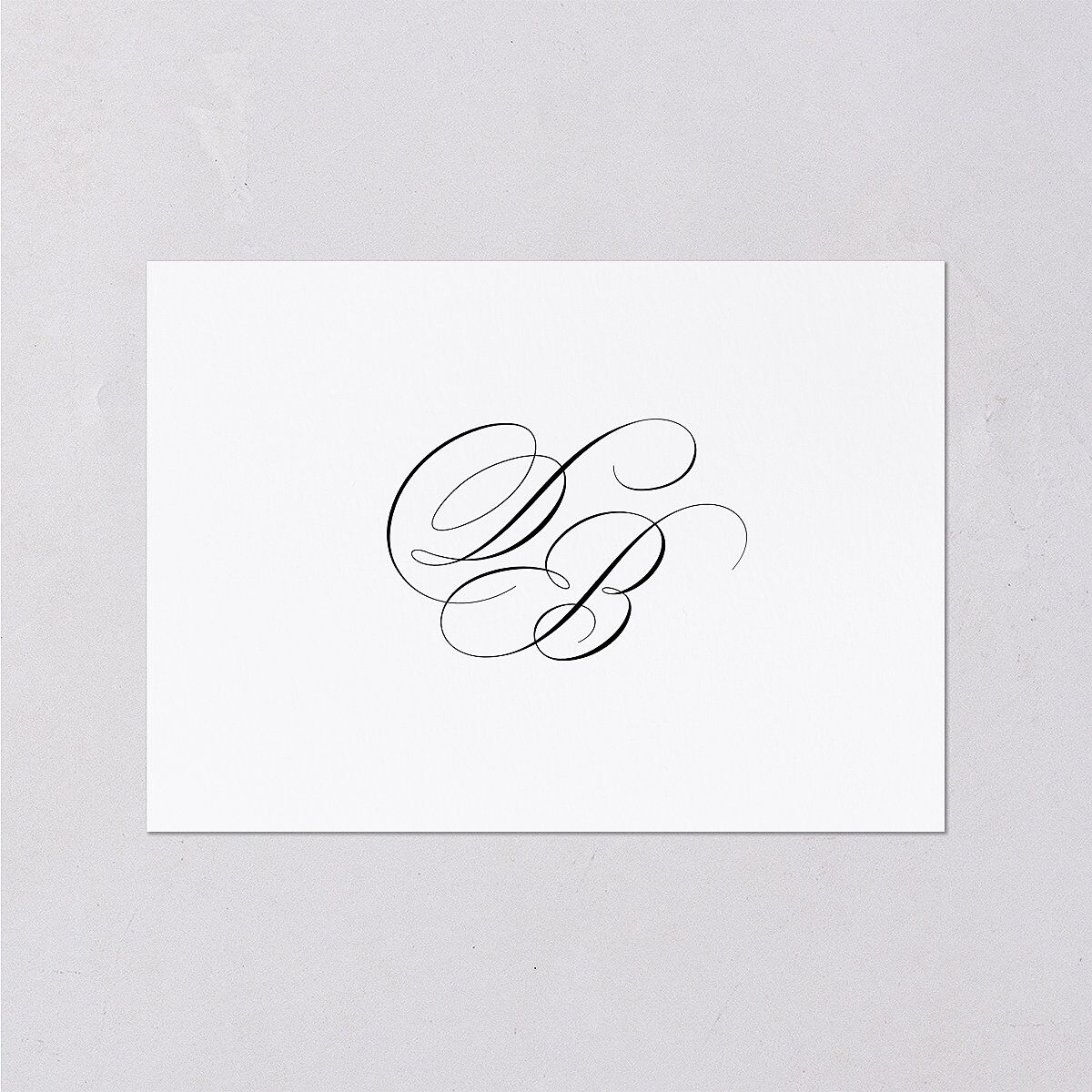 Vintage Flourish Wedding Enclosure Cards Pure White Signature Standard