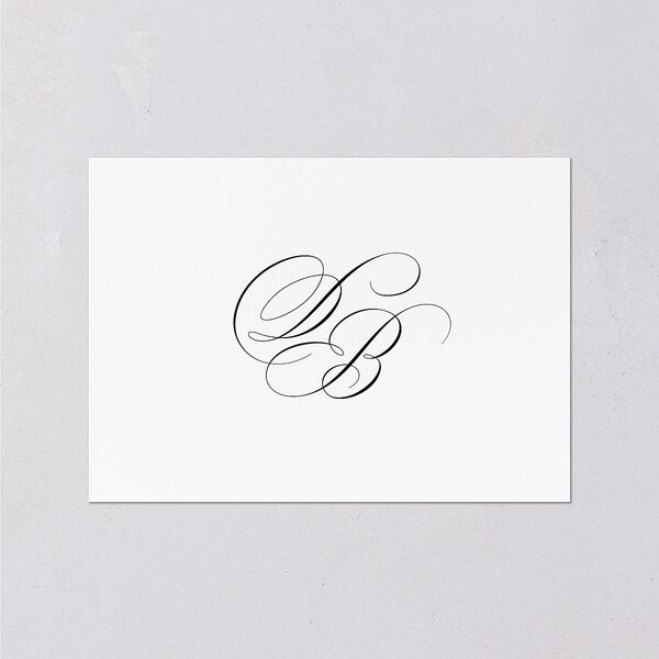 Vintage Flourish Wedding Enclosure Cards Pure White Signature Standard