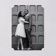 Modern Contrast Save The Date Cards Midnight Signature smooth Blank No