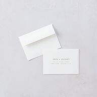 Butterfly Botanical Foil Wedding Response Cards Gold Sage Signature Standard