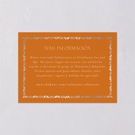 Hacienda Elegante Wedding Enclosure Cards Gold Cinnamon Signature Standard