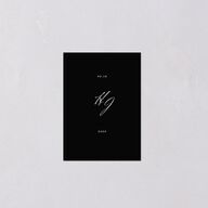 Elegant Swans QR Code RSVP Cards Ivory Signature Standard