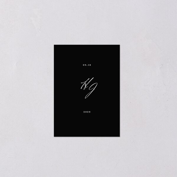 Elegant Swans QR Code RSVP Cards Ivory Signature Standard