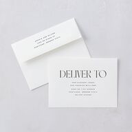 Editorial Names Save the Date Cards Champagne Signature smooth Blank No Standard