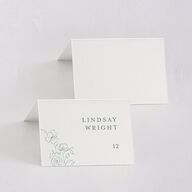 Floral Adornment Place Cards Eucalyptus Signature