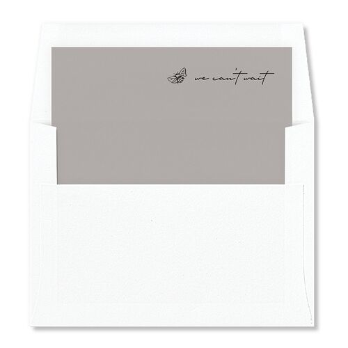 Simple Modern Wildflowers Envelope Liners Licorice Standard