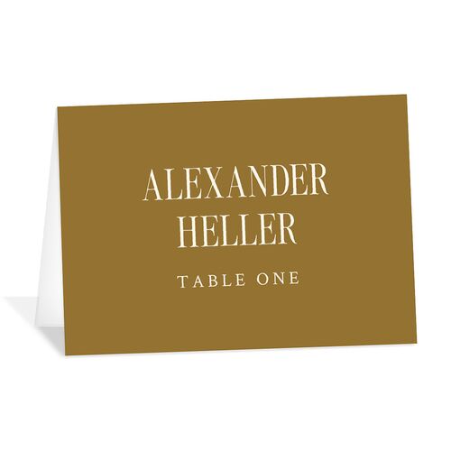 Elegant Wedding Of Place Cards Umber Signature
