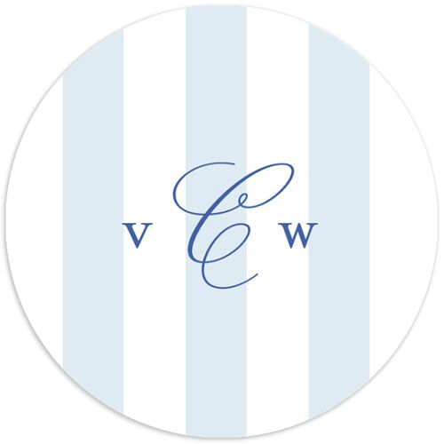 Elegant Eclectic Wedding Stickers Jewel Green Circle