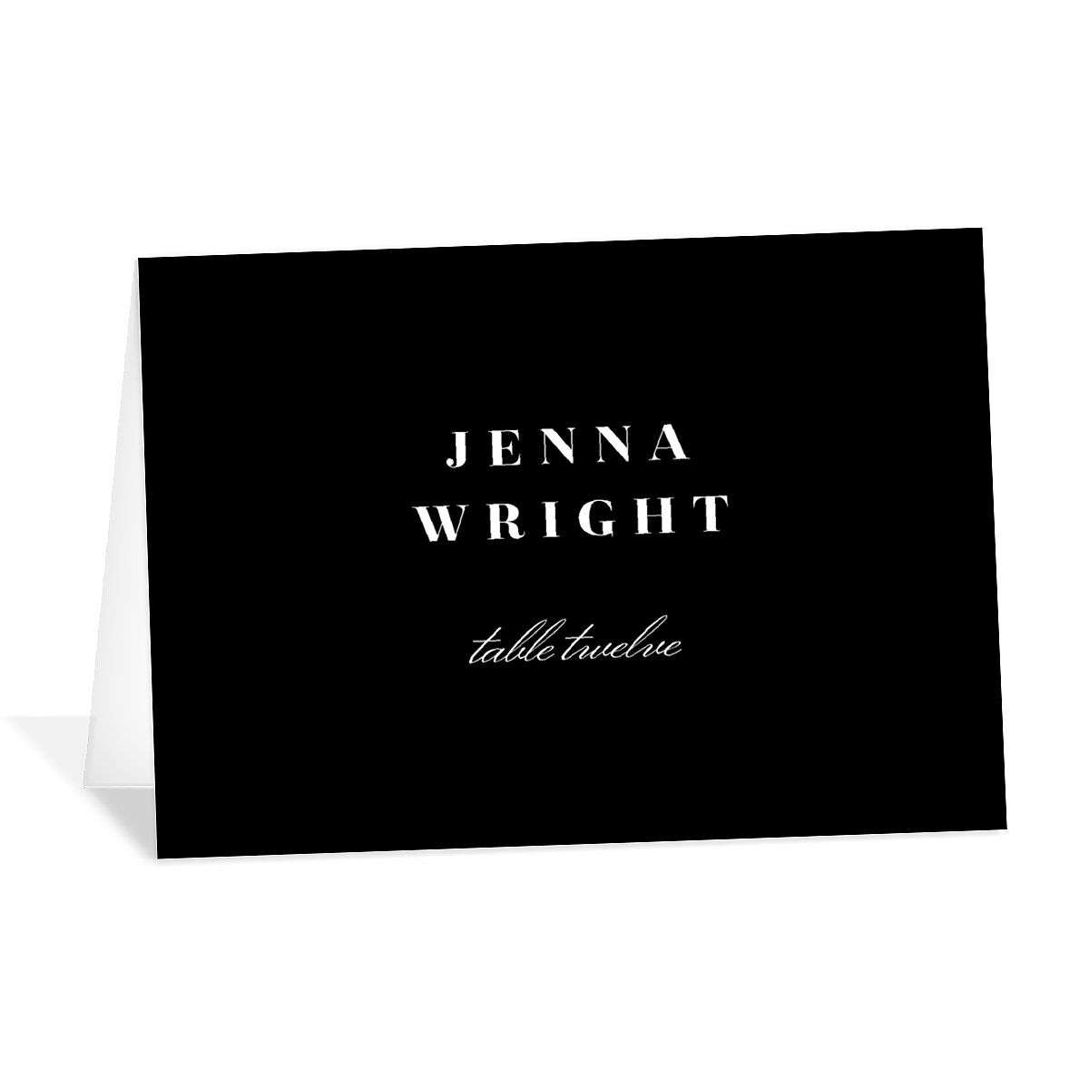 Classic Monogram Place Cards
