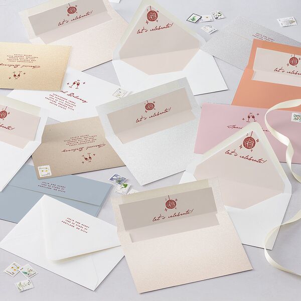 Hand Drawn Cake Bridal Shower Invitations Red Clay Signature Blank Ticket