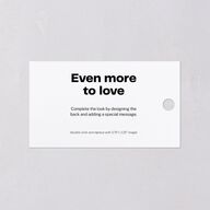 Upload Your Own Design Landscape Gift Tags Pure White Signature