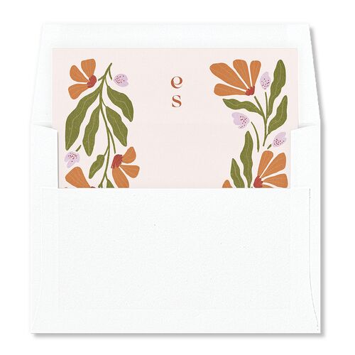 Flower Market Envelope Liners Terracotta Standard