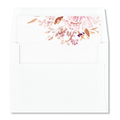 In Bloom Standard Envelope Liners Terracotta Standard