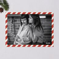 Special Delivery Announcement Christmas Post Holiday Cards True Red Signature Blank Standard