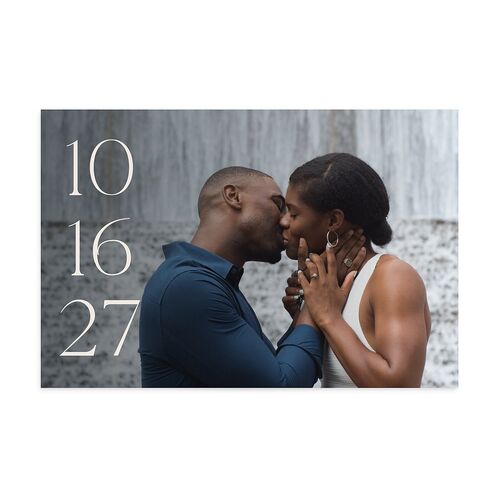 Climbing Leaves Save the Date Postcards Plum