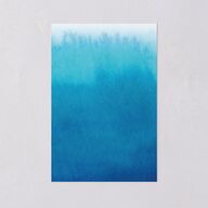 Painted Ethereal Table Numbers Aquamarine Signature