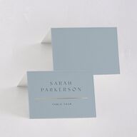 On This Day Place Cards Gold Midnight Navy Signature