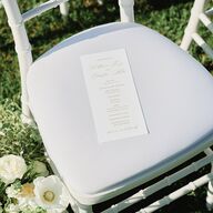 Classic Landscape Wedding Programs Marigold Signature