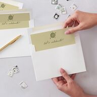 Hand Drawn Cake Envelope Liners Dark Camo Standard