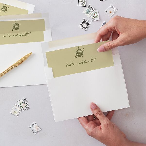 Hand Drawn Cake Envelope Liners Dark Camo Standard