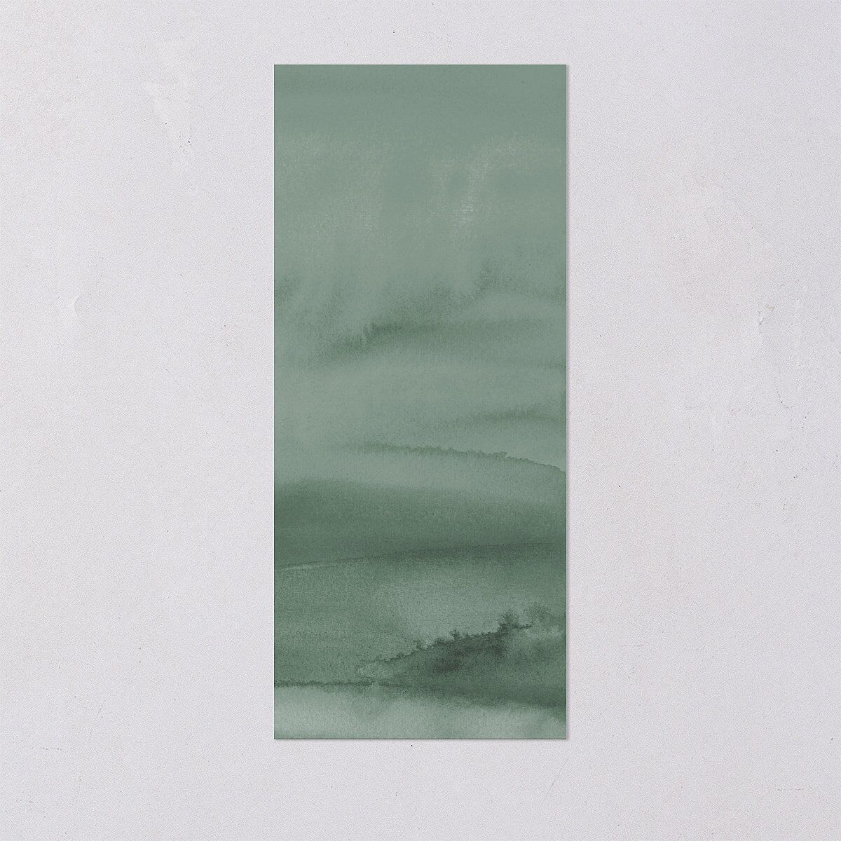 Watercolor Mountains Menus Thyme Signature