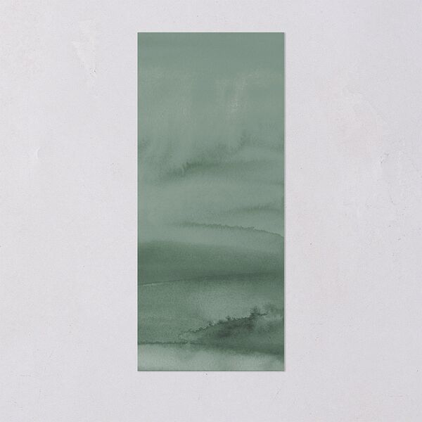 Watercolor Mountains Menus Thyme Signature