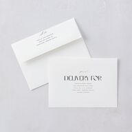 Together Save The Date Cards Gold Champagne Signature smooth Blank No Standard