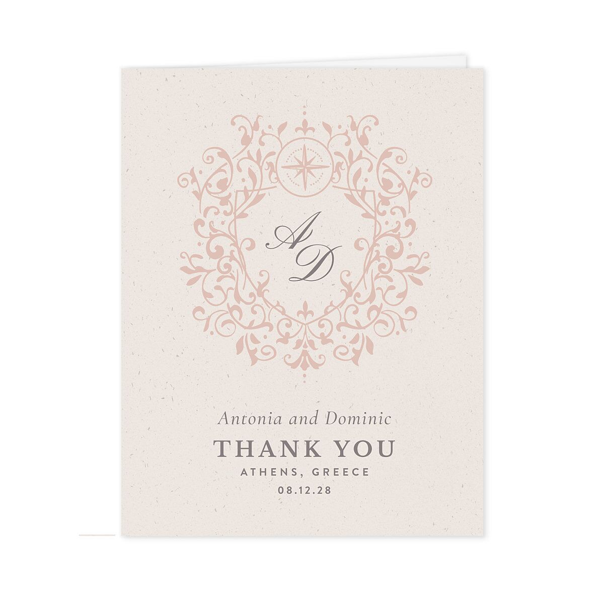 Timeless Passport Thank You Cards