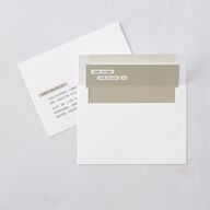 Editorial Label Maker Wedding Invitations Linen Signature Blank No Standard