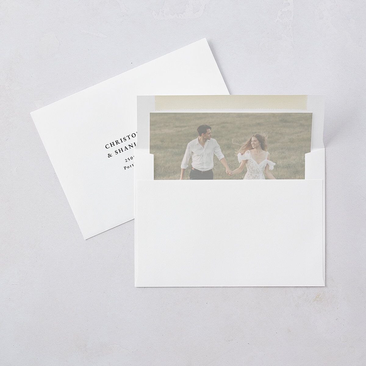 Modern Classic Picture Landscape Envelope Liners Olive Standard