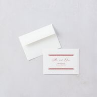 Chinese Double Happiness Wedding Response Cards Gold Scarlet Signature Standard