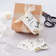 Neutral Greenery Favor Gift Tags Thyme Signature