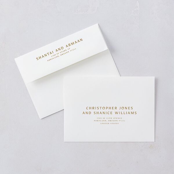 Indian Botanical Blooms Save The Date Cards Daffodil Signature smooth Blank No Standard