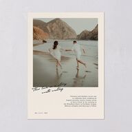 Vintage Film Photo Wedding Invitations Sand Signature Blank No Standard