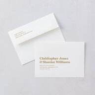 Music Lovers Wedding Invitations Tan Signature Blank No Standard