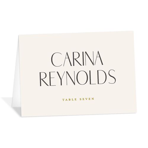 Hawaiian Tropical Monstera Frame Place Cards Charcoal Signature