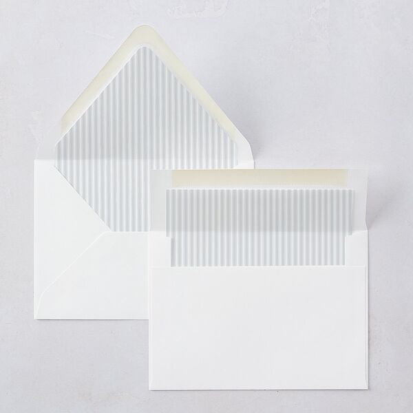 Dusty Blue Regency Toile Euro Envelope Liners Dusty Blue Luxe