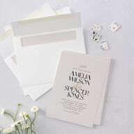 Together Wedding Invitations Gold Mist Signature Blank No