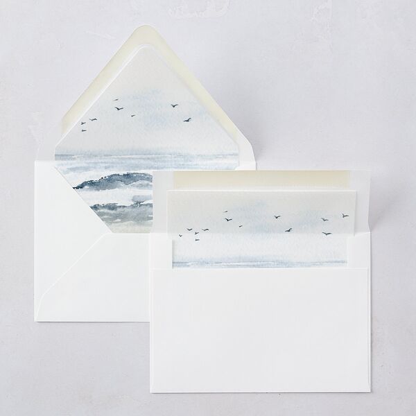 Coastal Love Euro Envelope Liners Cruise Luxe