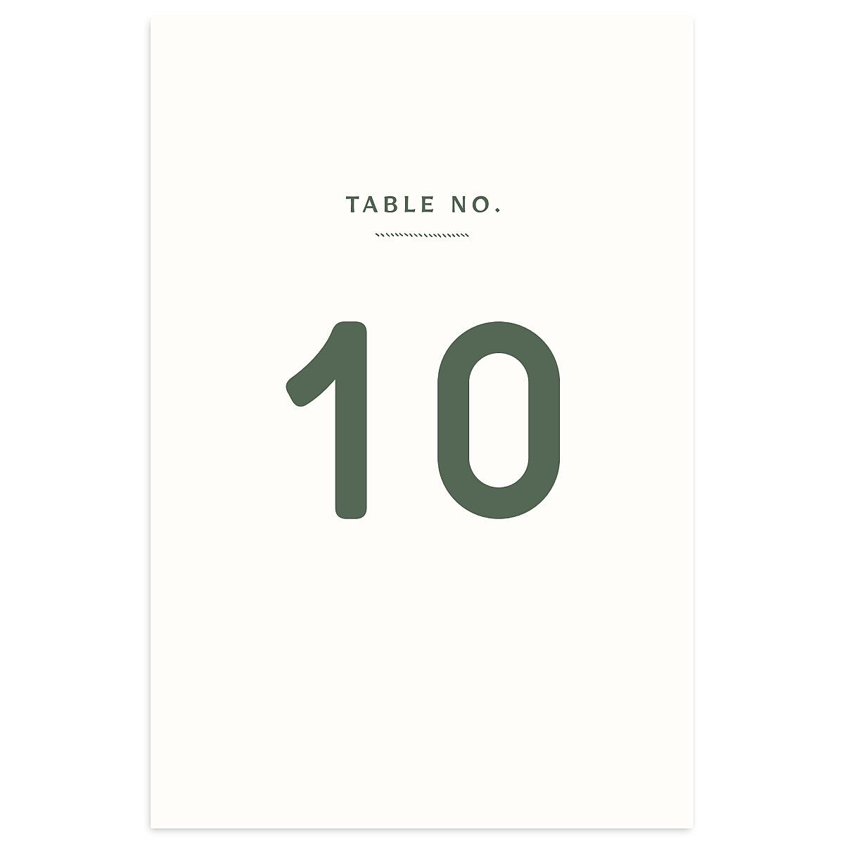 Country Farm Table Numbers