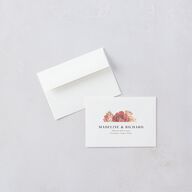 Vintage Awkward Photo Hearts Wedding Response Cards Barely Peach Signature Standard