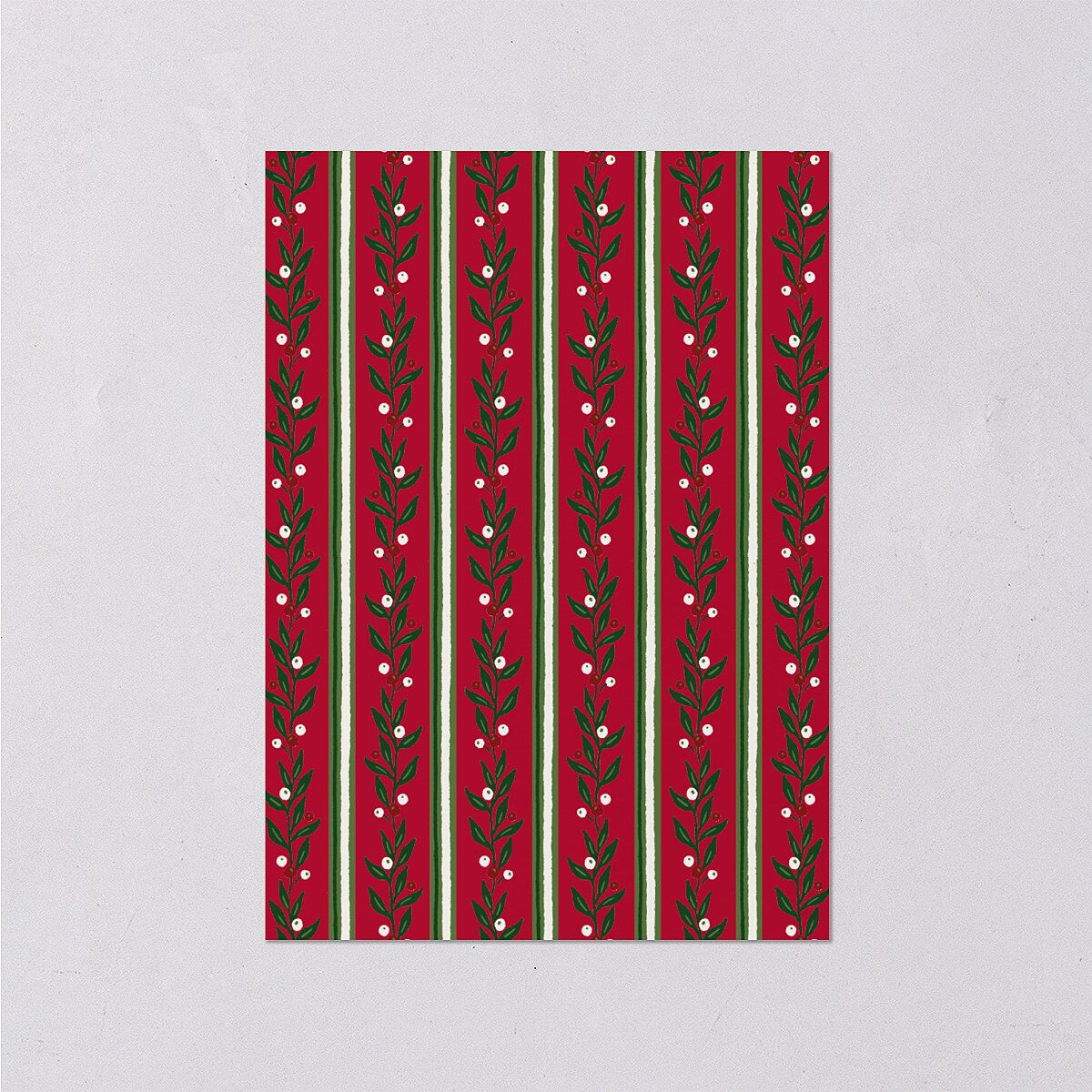 Elegant Vintage Christmas Wedding Response Cards Jewel Red Signature Standard
